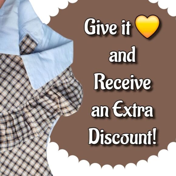 Janie And Jack Girls Tan Houndstooth Jumpsuit Ruffle Crisp White Collar Size 5 - Picture 14 of 14